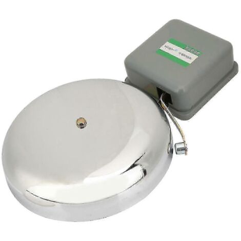 Sonnette électrique scolaire en acier inoxydable de 8 pouces, 220 V, 35 W, pour usines et agences (1/4)
