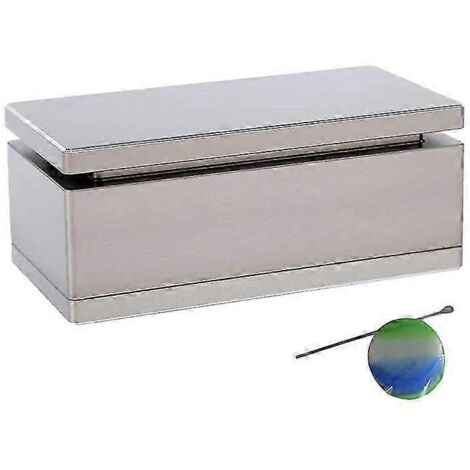 Plaque de pré-pressage pour machine à colophane 2x4 pouces, moule de pré-pressage en aluminium pur avec boîte en silicone, couleur argent. (1/5)