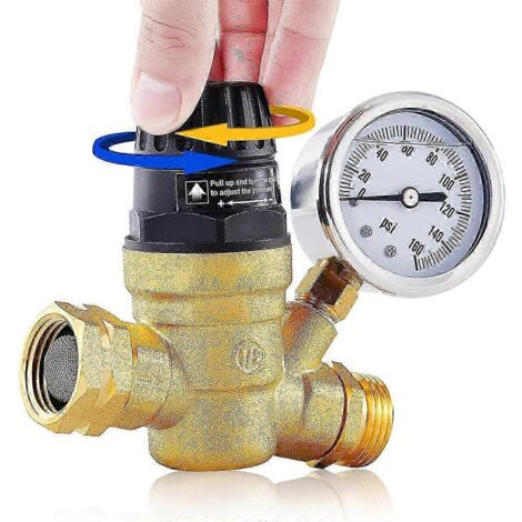 Régulateur de pression d'eau pour VR, réducteur de pression d'eau réglable (1/5)