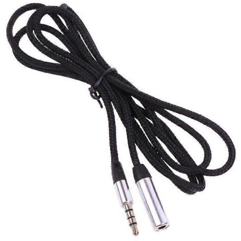Rallonge pour casque audio 4 pôles, connecteurs 3,5 mm mâle/femelle, 1,2 m (1/5)
