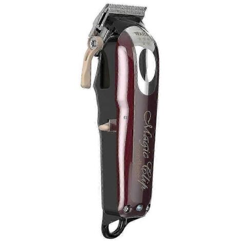 Tondeuse à cheveux professionnelle sans fil Wahl Magic Clip 5 étoiles avec levier de réglage de la hauteur de coupe  Tondeuse professionnelle sans fil WAHL MAGIC 8148 CLIP 5 étoiles avec 8 sabots