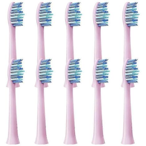 10 têtes de brosse de rechange pour brosse à dents électrique intelligente Lebooofupaizr, têtes de brosse dentaires de rechange, c (1/5)