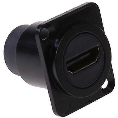 Connecteurs HDMI femelles étanches pour montage sur panneau, 0,08-0,39 pouce, courant nominal de 1,5 A par contact, réparation T (1/5)