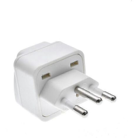 Adaptateur universel pour prise brésilienne 3 broches EU/EUR/AU/US vers Brésil - Adaptateur de voyage, cordon d'alimentation, chargeur, prise secteur - yuwhite (1/5)