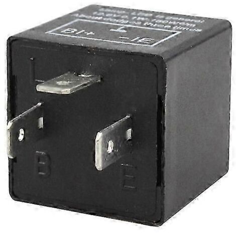 Relais clignotant LED universel 12V à fréquence réglable pour voiture et moto, 3 broches. (1/4)