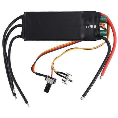 Contrôleur de moteur CC triphasé BLDC 6-24 V 1000 W avec détecteur à effet Hall (carte de commande pour moteur CC sans balais - voir illustration) (1/5)