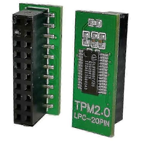 Module TPM 2.0S 2.0 de GIGABYTE GC (20 broches 20-1) LPC TPM 2.0 Trusted (voir illustration) (1/5)