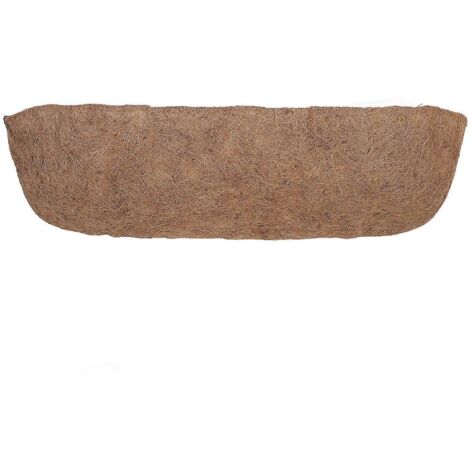 Doublure de rechange pour jardinière murale de 76 cm (30 po), couleur brun noix de coco, pour bacs à fleurs suspendus et clôtures. (1/5)