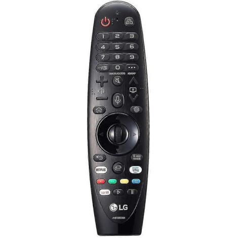 Télécommande LG Magic Remote compatible avec de nombreux modèles LG, touches d'accès rapide pour Netflix et Prime Video