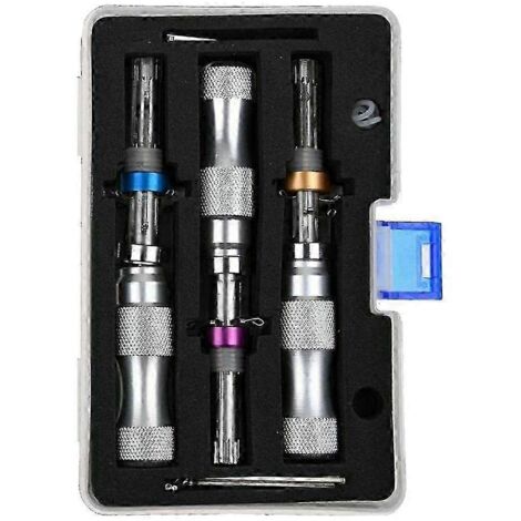Kit de verrouillage tubulaire avancé - 7 goupilles, outils de serrurier professionnels (3 pièces/ensemble) (1/5)