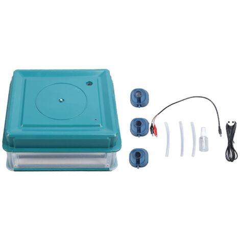 Incubateur à œufs avec contrôleur, lumière LED, retournement automatique, régulateur d'humidité, vert, prise UE 220 V, 38 œufs (1/5)