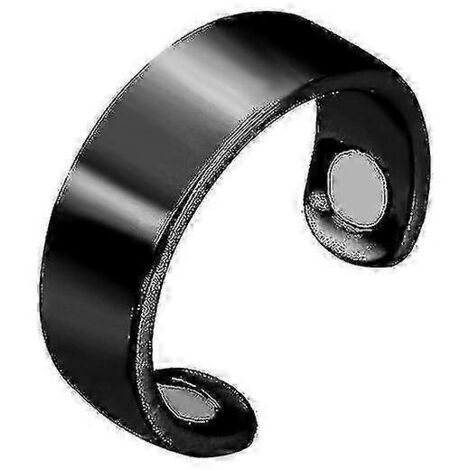 Bague de contrôle de la glycémie pour diabétiques, lecteur de glycémie, moniteur de diabète, lecteur de glycémie (noir)