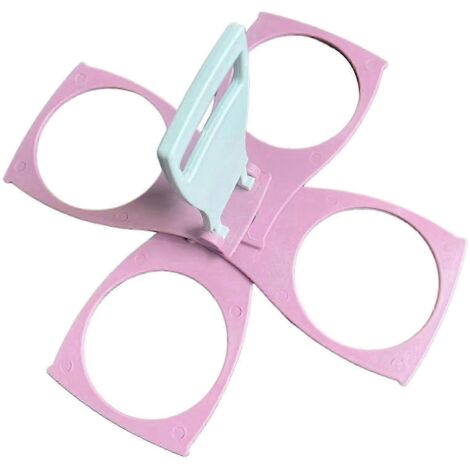 Porte-gobelet pliable pour boissons à emporter (café, bière, pinte) - 1 pièce - Rose (1/5)