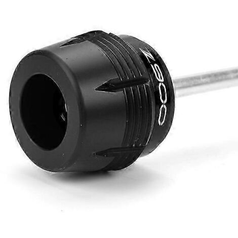 Accessoires moto pour Kawasaki Z900 (2017-2023-2022) : protections de fourche, patins de protection, roue avant (noir). (1/4)