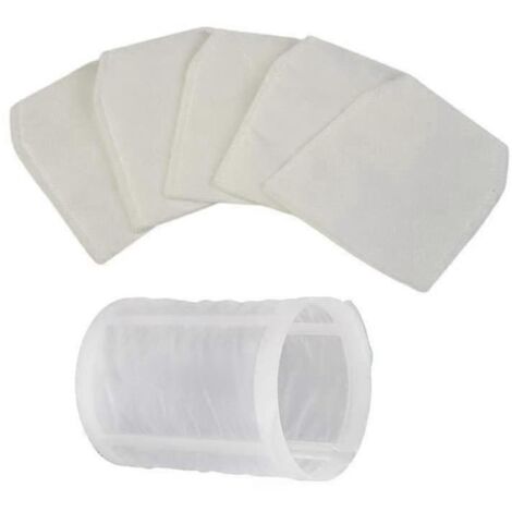 Filtres en tissu pour aspirateurs Makita CL100D / CL106 / CL180 - Excellent état, blanc (1/5)