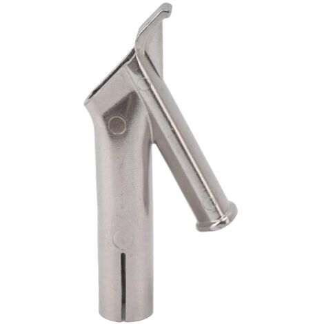 Buse de soudage rapide en alliage d'acier inoxydable, buse de soudage triangulaire fixe, accessoires pour torche de soudage rapide pour plastique
