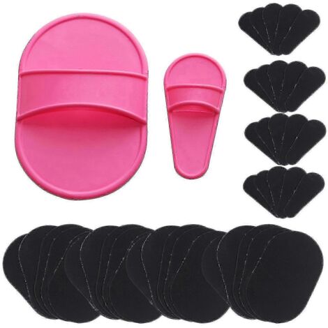 Kit de 40 disques exfoliants pour une épilation douce des jambes, des bras, du visage et de la lèvre supérieure. (1/4)