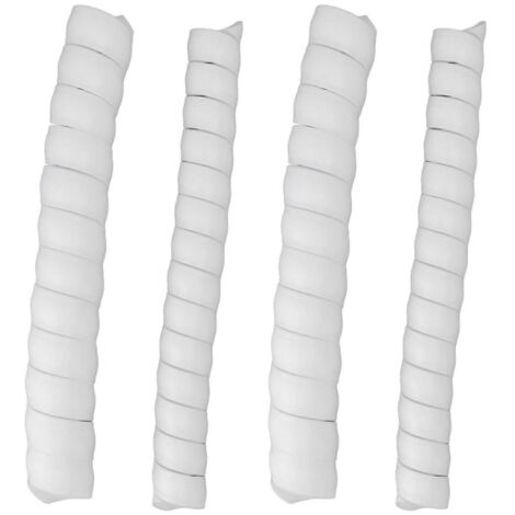 Protection de tronc d'arbre en spirale plastique, protection d'écorce, tube enveloppant pour protéger les jeunes arbres et les plantes des cerfs, lapins, rongeurs et tondeuses (4 pièces) (1/5)