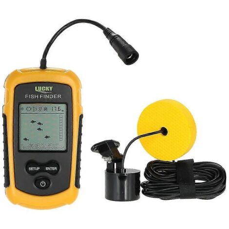 Sondeur de pêche portable filaire à écran couleur LCD LUCKY, portée de 100 m, sonar, échosondeur - FF1108 1- (1/5)
