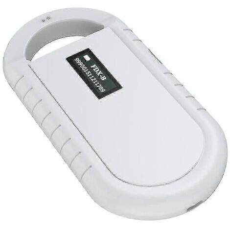 Lecteur RFID portable pour animaux de compagnie - Scanner de puces électroniques - Compatible avec les modèles 11784/11785 (1/5)