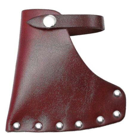 1 housse de protection pour hache, étui pratique pour hachette, protège-lames de hache - 13,8 x 12,5 cm - Marron (1/2)