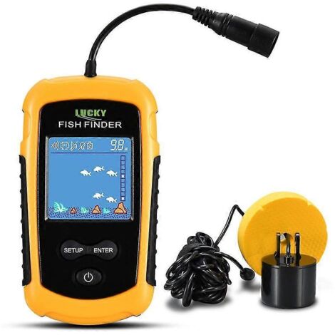 Sondeur de pêche portable filaire à écran couleur LCD LUCKY, portée de 100 m, sonar, échosondeur - FFC1108 1- (1/5)