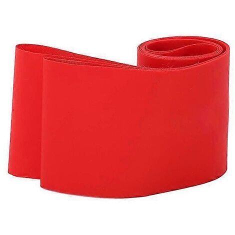 Fond de jante ZTTO 80 mm pour vélo, protection anti-crevaison en PVC, compatible avec pneus 26 pouces, rouge (1/5)