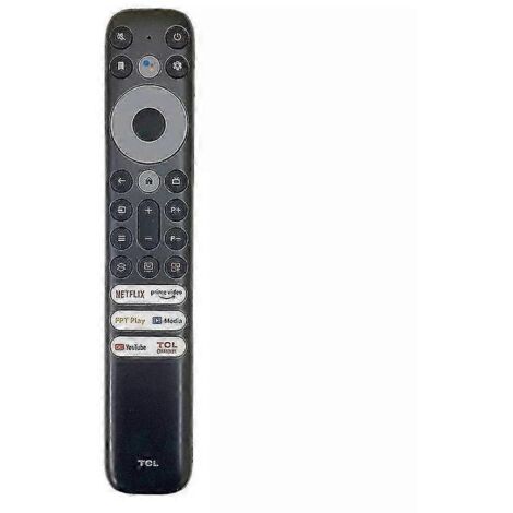 Nouvelle télécommande originale RC902V FMRK pour téléviseur TCL QLED 55C728 avec commande vocale et compatibilité Netflix. (1/4)