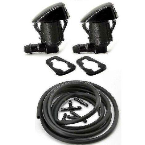 Kit de 2 gicleurs de lave-glace avant pour Jeep Grand Cherokee 2005-2016, Chevy Malibu 2005-2013, Pontiac G6 2005-2010 - lave-glace et tuyau inclus. (1/3)