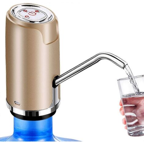 Pompe à eau automatique universelle pour bouteille de 5 gallons, distributeur d'eau portable rechargeable par USB (1/5)