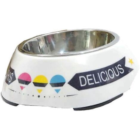 Gamelles en acier inoxydable pour chiens et chats, grandes gamelles pour chiens et chats, distributeurs de nourriture amovibles pour chiens et chats (1/5)