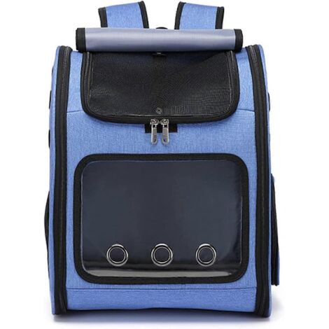 Sac à dos de transport pour chien, sac à dos pliable pour animaux de compagnie, bandoulière réglable, tapis en laine lavable (1/4)