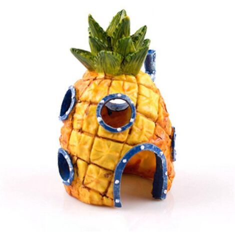 Ornements pour aquarium, décoration d'aquarium, ornement aquatique, ornements de paysage, ananas, aquarium domestique (1/5)