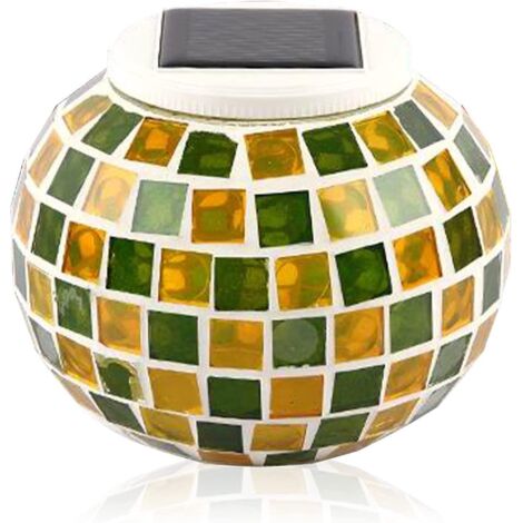 Lanterne solaire, décorations lumineuses solaires, lampes solaires de jardin, lampe de table solaire à couleurs changeantes (1/4)