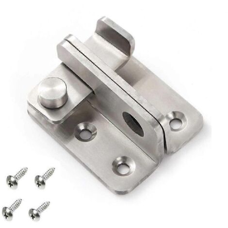 Cadenas à bascule pour porte, petit dispositif antivol, verrou de sécurité en acier inoxydable (1/5)