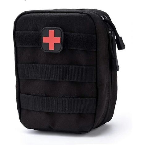Sacoche de premiers secours, sac à dos tactique de ceinture, sac d'urgence pour le camping, les sports de plein air, les voyages et la randonnée. (1/5)