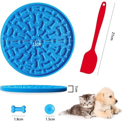 Tapis à lécher pour chien, tapis à lécher en silicone, tapis de bain pour chien, coussin à lécher pour chien (1/3)