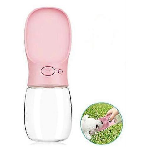 Bouteille d'eau portable pour animaux de compagnie, bouteille d'eau pour chien et chat, bouteille d'eau de voyage pour animaux de compagnie (1/4)