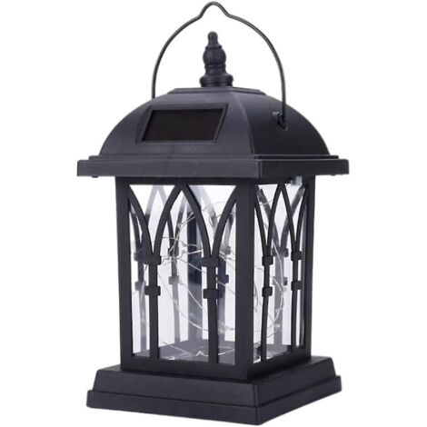 Lampe solaire de jardin LED clignotante, étanche, avec fil de cuivre et fonction sonore, pour l'extérieur. (1/5)