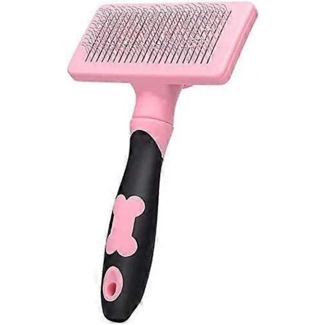 Brosse autonettoyante rétractable pour chiens, chats, chevaux, lapins et autres animaux, facile à nettoyer, professionnelle (1/5)