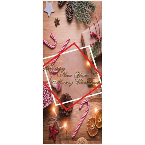 Stickers de porte 3D pour Noël, décoration intérieure de chambre, collection de stickers de Noël (1/5)