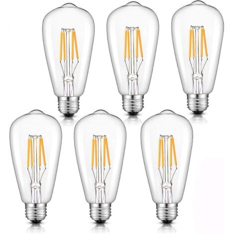 Ampoule LED Edison à intensité variable, style vintage, 40 W, culot E27 ST64, 220 V, verre antique (1/5)