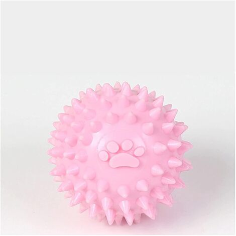 Jouet pour petits chiens à mâcher, jouet de nettoyage des molaires en TPR, hérisson résistant aux morsures, pour le nettoyage des dents. (1/5)