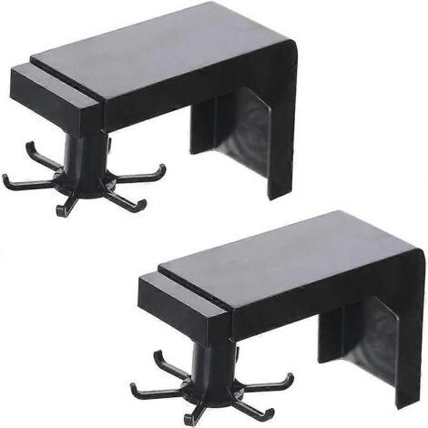 Lot de 2 étagères de rangement pour ustensiles de cuisine, étagère murale multifonctionnelle (1/4)