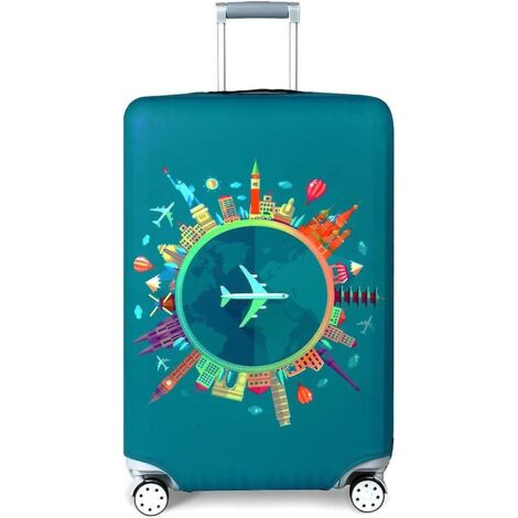 Housse de protection élastique pour valise à roulettes de 24 à 28 pouces. (1/3)