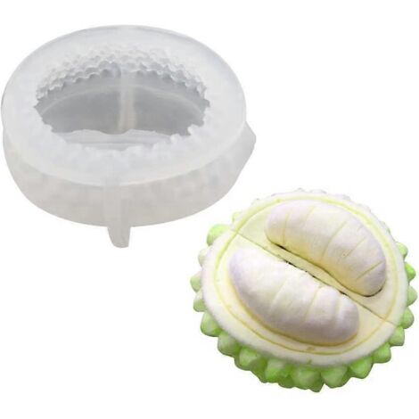 Moules à gâteaux en silicone en forme de durian, moules à mousse, fournitures de décoration de gâteaux pour la pâtisserie (1/4)