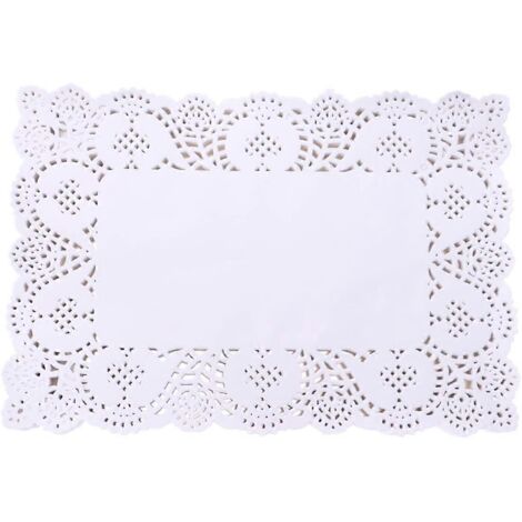 180 napperons en papier dentelle pour boîtes à gâteaux, emballage et décoration de table de mariage (1/3)