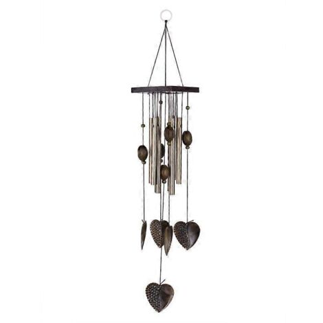 Carillons éoliens porte-bonheur en tubes métalliques pour la maison, le jardin et l'extérieur (1/5)
