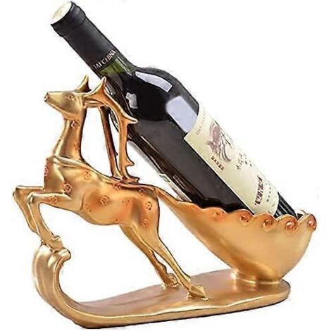Sculptures de bouteilles de vin, statues, poupées sculptées, décoration pour armoire à vin de salon (1/4)
