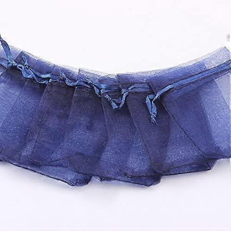 Sachets en organza pour bijoux, bonbons, cadeaux de mariage, anniversaires, lot de 100 (1/5)